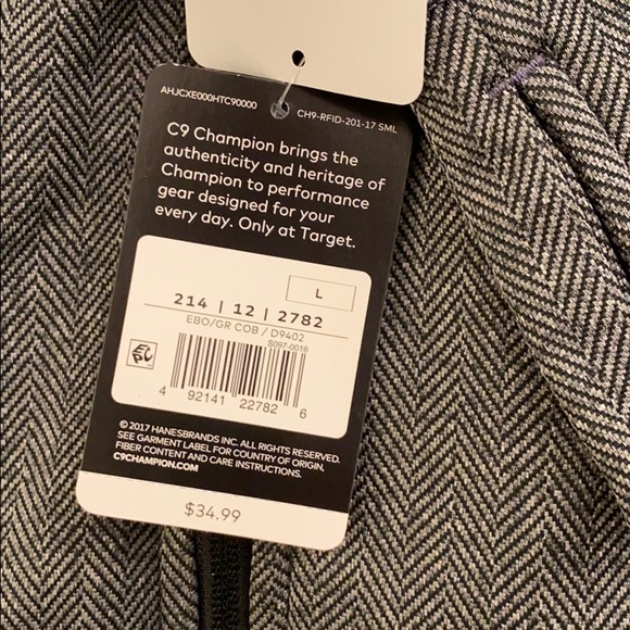 C9 CHAMPION Herringbone Gray Jacket L - Picture 7 of 8